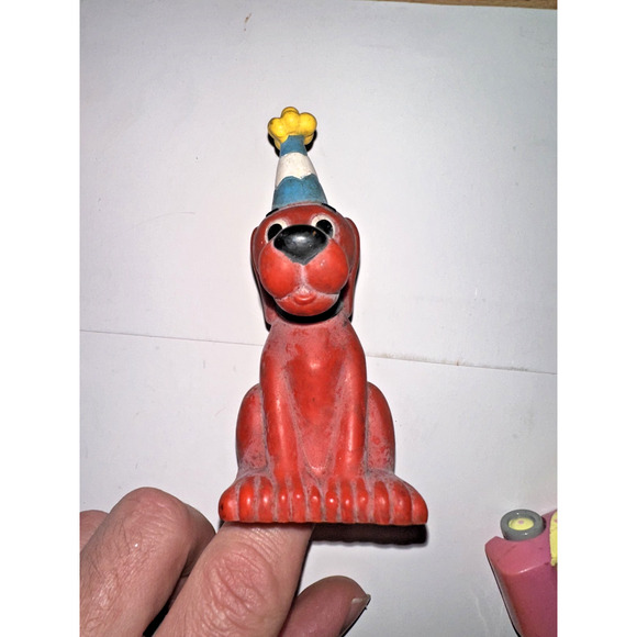 9 Vntg Bakery Crafts Cake Topper Lot Powerpuff Girls Stuart Little Clifford ++ - Picture 10 of 12